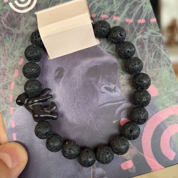 NEW! Fahlo Blackout Gorilla Tracking Dian Fossey Gorilla Fund - Picture 2 of 5